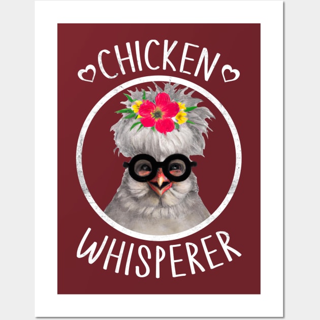 Chicken Whisperer, Chicken Whisper, Chicken Girlfriend, Chicken Wife, Chicken Lady, Adult Chicken, Crazy Chicken Sassy Chicken, Hen Chicken, Women's Chicken, Cute Chicken Wall Art by GraviTeeGraphics